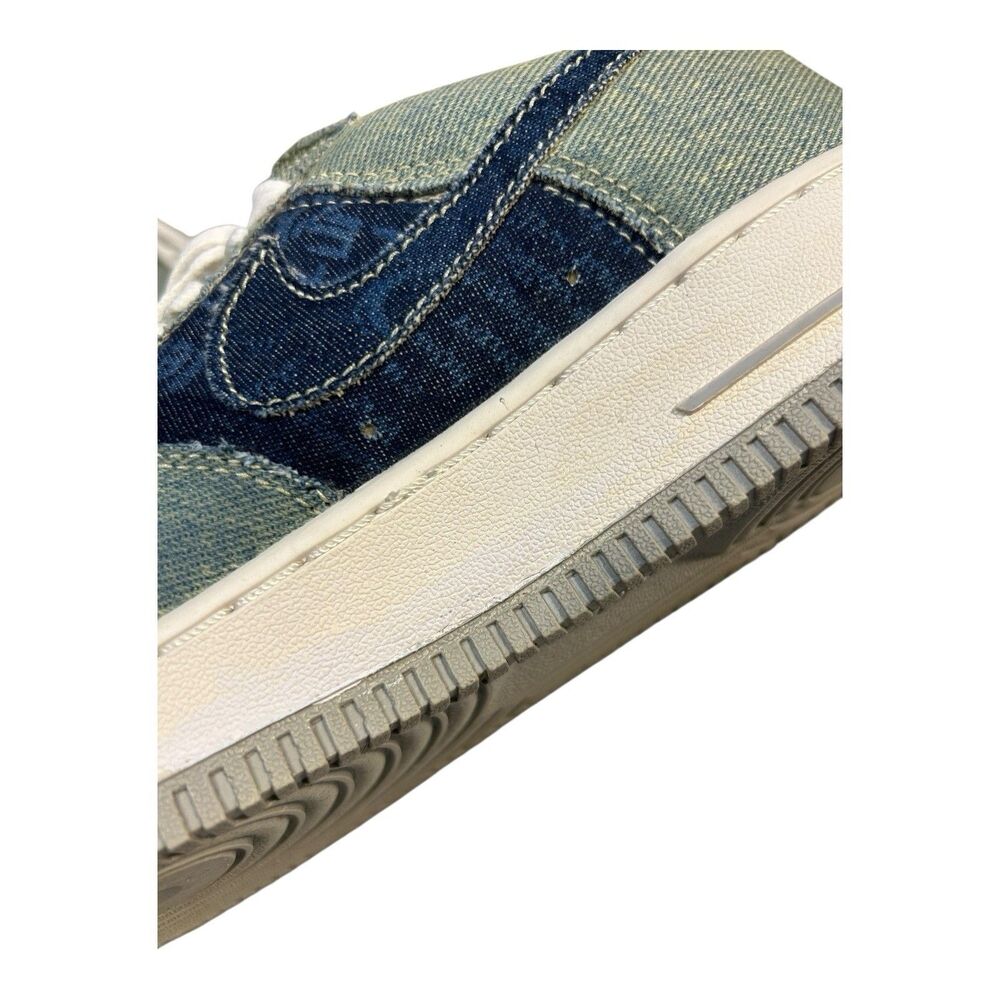 Nike Air Force 1 Low Premium Denim 308837-041 Men 7 / W 8.5 EUC 2005 - Picture 9 of 15